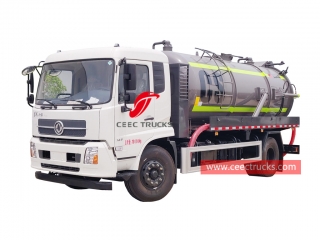  Dongfeng  12 000 camion d'aspiration de litres