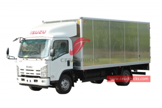  ISUZU  4 × 2 camion de cargaison d'alliage d'aluminium