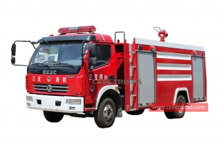 Dongfeng 4 × 2 camion de pompier