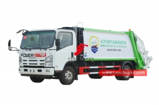 camion compresseur à ordures isuzu à vendre