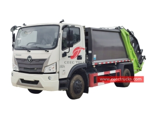 Exportation de camion compacteur de déchets FOTON 12CBM vers l'Afrique