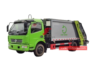 Camion de compression d'ordures à 6 roues Dongfeng
