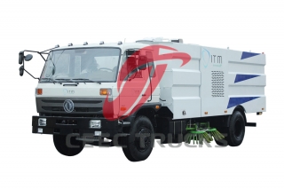 Camion balayeuse Dongfeng 12 CBM pour l'exportation
