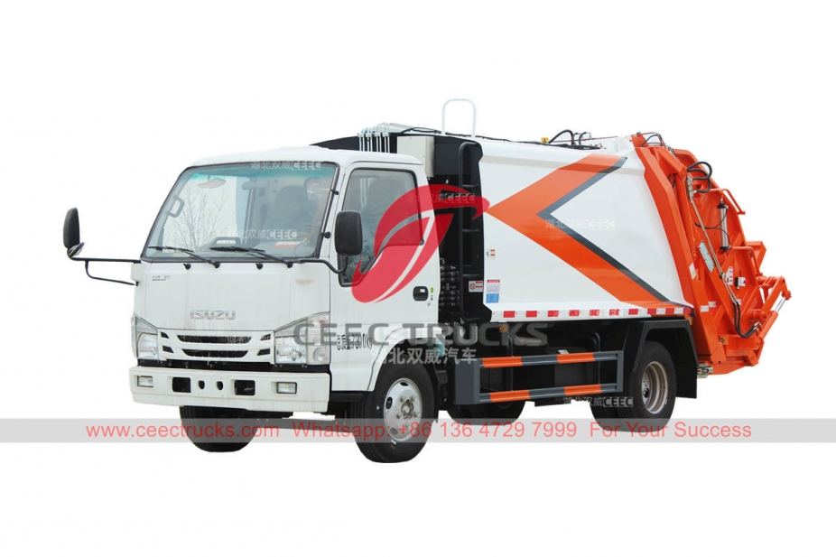 Customized ISUZU 100P 4×2 small refuse compactor at best price