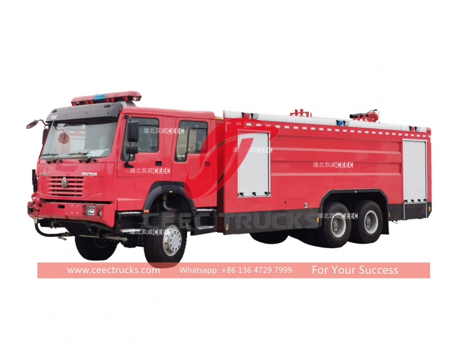 HOWO 6×6 off-road fire engine at best price