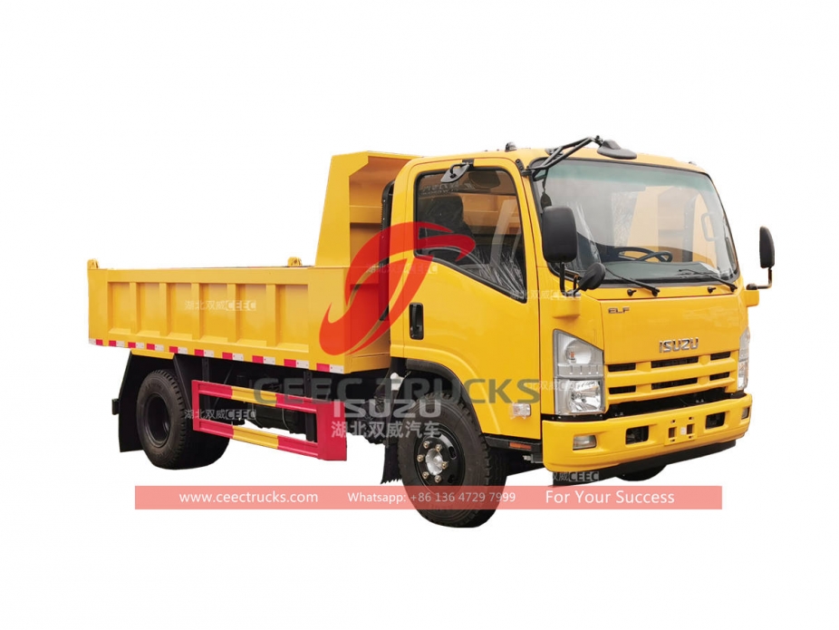 ISUZU 4×2 dump truck with 5 tons payload