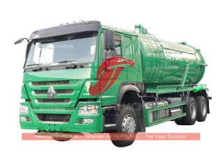 howo 20000 litres camion d'aspiration des eaux usées sous vide au meilleur prix
