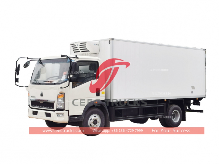 HOWO 4×2 Refrigerated box truck