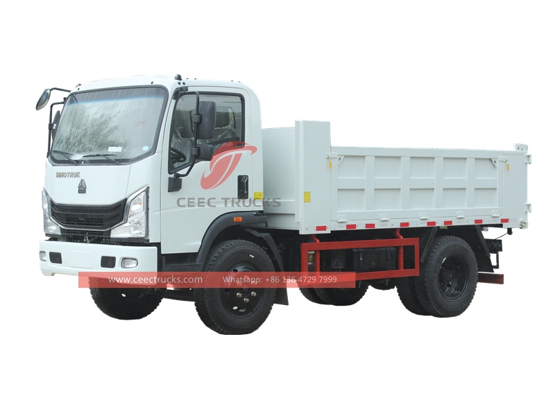 5 tons 4x2 HOWO Tipper Truck Dump Trucks made in China