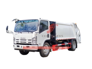 Camion compacteur de déchets léger ISUZU NPR 8CBM fabriqué en Chine