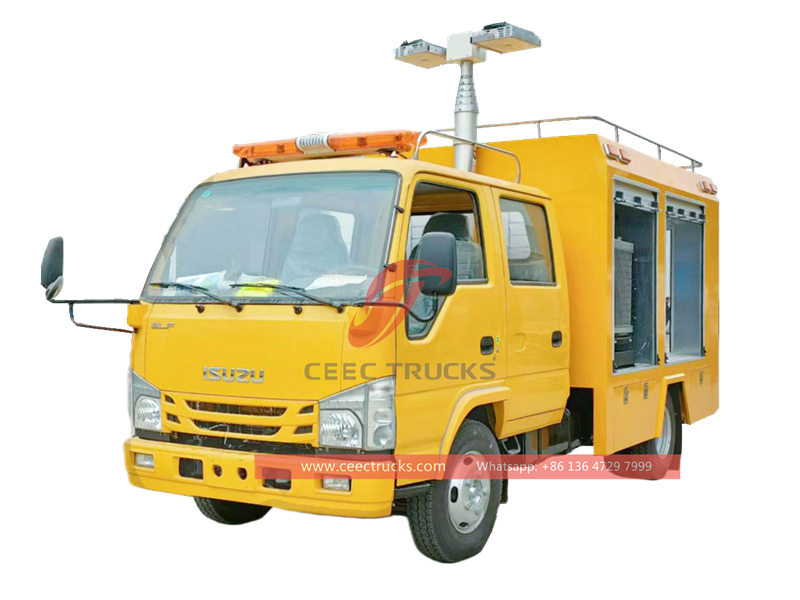 ISUZU NKR Fire emergency lighting truck made in China