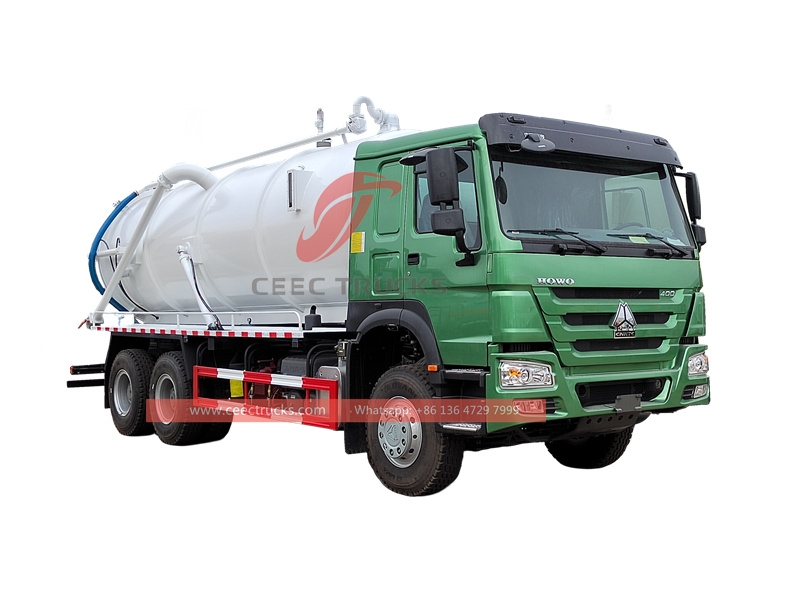 SINOTRUK 20m3 Vacuum Sewage Suction trucks with factory direct sale