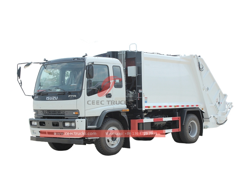 ISUZU 205hp FTR 10 CBM garbage compactor truck made in China
