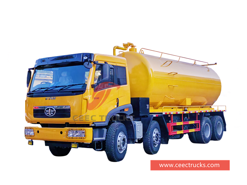 FAW RHD 8x4 Vacuum Sewage Suction Tanker Truck For sale