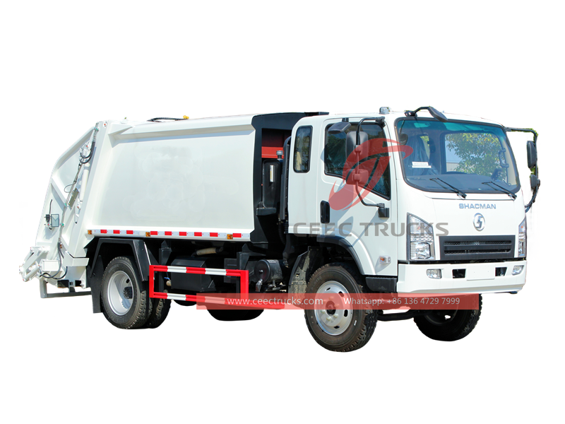 Shacman 8CBM compactor garbage truck with direct sale