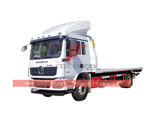 Camion de dépanneuse à plateau plat Shacman L3000 240HP avec vente directe d'usine
    