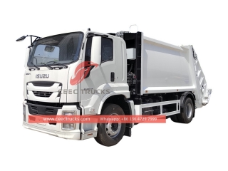 Camion de compactage à chargeur arrière Isuzu FTR 205HP avec vente directe d'usine