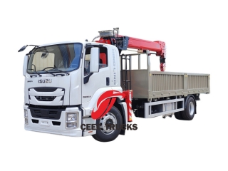 ISUZU GIGA 4x2 10 tonnes de camion-grue à flèche rigide