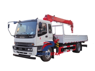 Camion utilitaire Isuzu FTR avec grue à flèche