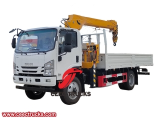 Camion-grue à flèche rigide Isuzu de 3 tonnes-CEEC TRUCKS