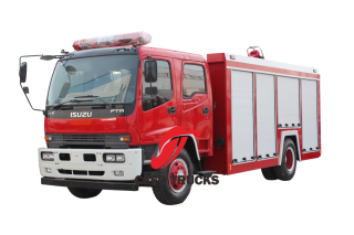 Camion de pompiers de secours Camions-citernes à eau Isuzu