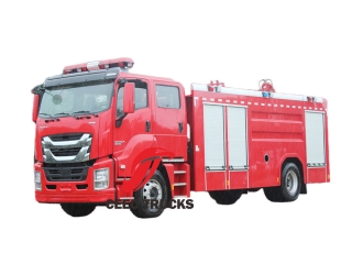 Camion de pompiers d'aéroport 4x4 Isuzu