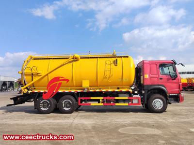 Camion de nettoyage des eaux usées Howo de 20 000 litres