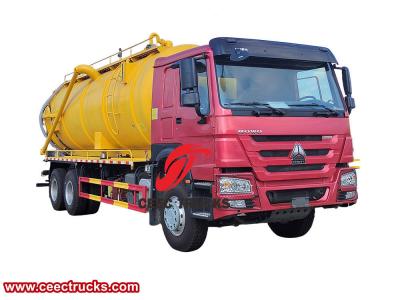 Camion de nettoyage des eaux usées Howo de 20 000 litres