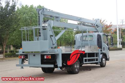 Isuzu brand Insulated Bucket Manlift Truck