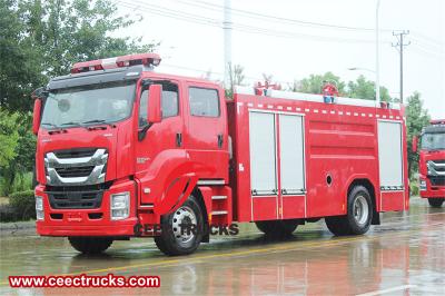 Isuzu 4x4 airport fire truck