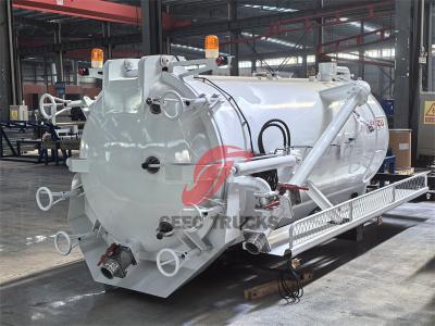 5,000 liters vacuum pump tanker body