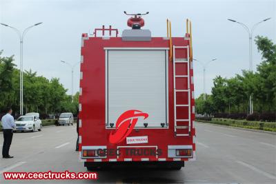 Isuzu heavy rescue dry powder fire truck