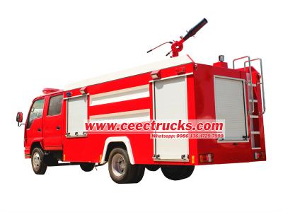 Isuzu 120HP nitrogen gas fire truck