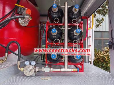 Isuzu 120HP nitrogen gas fire truck