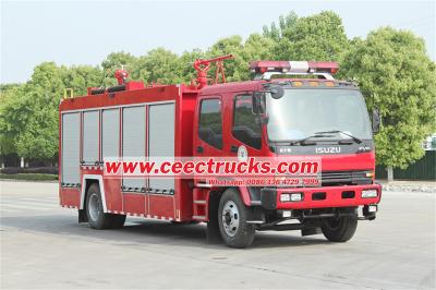 Rescue Fire Truck made by Isuzu FTR chassis