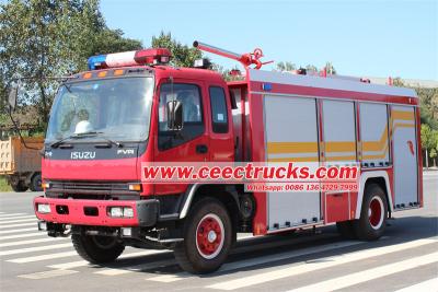 Rescue Fire Truck made by Isuzu FTR chassis