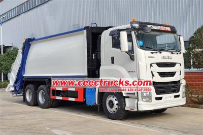 ISUZU GIGA 20CBM refuse compactor truck for sale