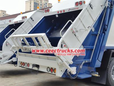 Isuzu 20 cbm rear loader compressed garbage truck