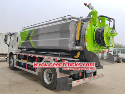 ISUZU 12000L combination sewer truck for sale