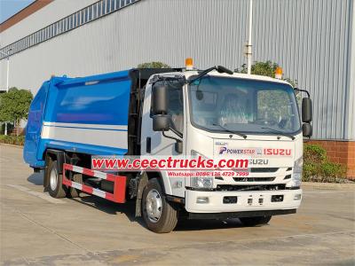 ISUZU 10CBM refuse compactor truck for sale