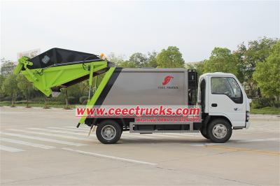 ISUZU 6CBM garbage compactor truck for sale