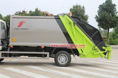 ISUZU 6CBM garbage compactor truck for sale