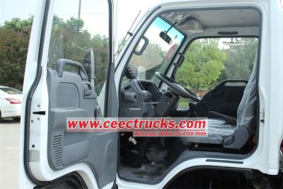 ISUZU mini ELF NKR 5CBM rear loader garbage truck