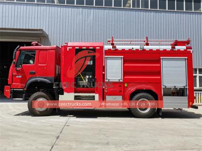 HOWO 4x4 fire fighting lorry