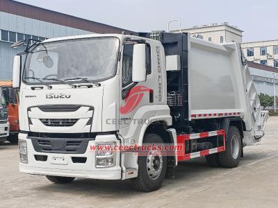 ISUZU FTR 10CBM rear loader garbage compactor truck