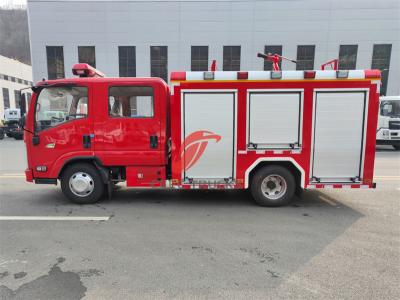 Africa ISUZU double cabin fire fighting truck