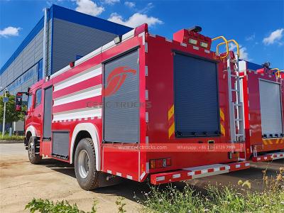 Howo 4x2 city fire rescue truck