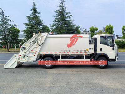 Howo light-duty rear loader garbage truck