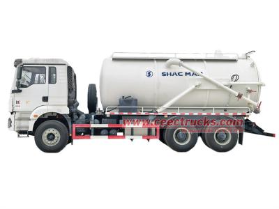 Shacman 385HP sewer pumper vacuum truck