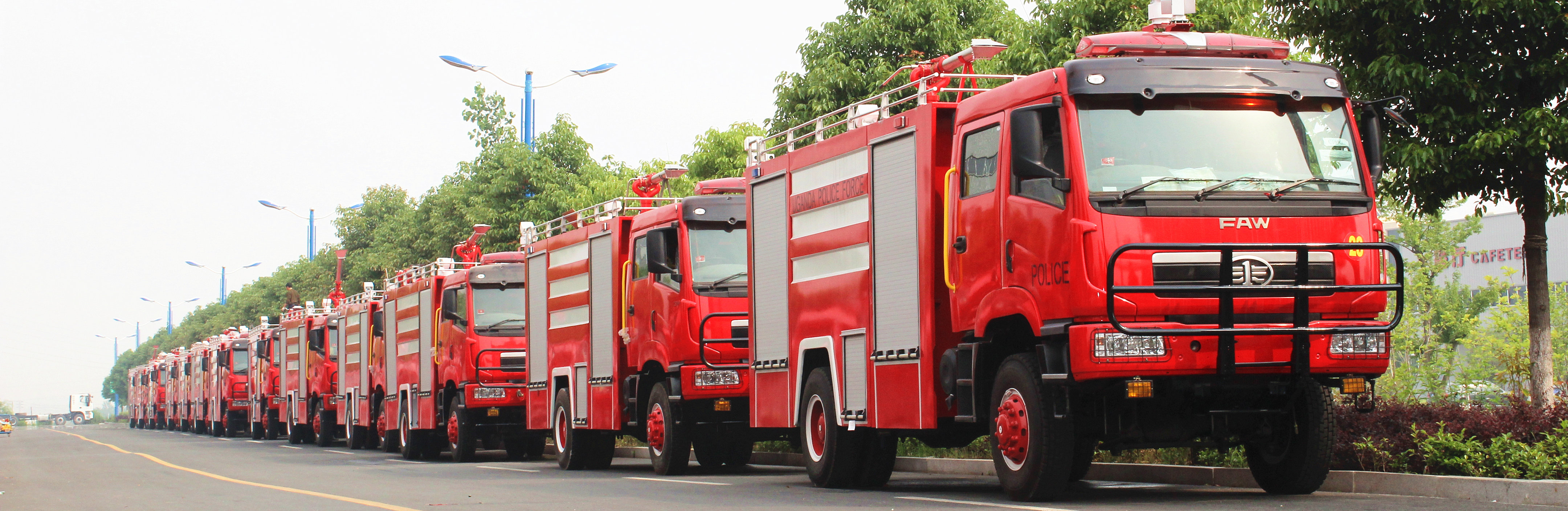 FAW RHD firefighting trucks supplier
